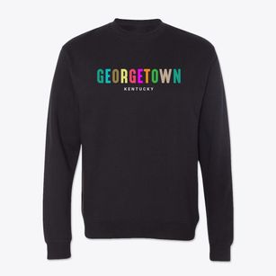 Georgetown Kentucky Color Pop Crewneck Sweatshirt