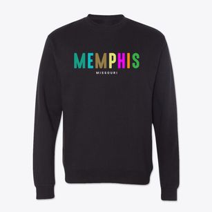 Memphis Missouri Color Pop Crewneck Sweatshirt