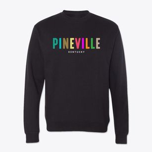 Pineville Kentucky Color Pop Crewneck Sweatshirt