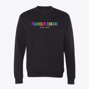 Franklin Square New York Color Pop Crewneck Sweatshirt