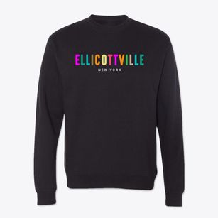 Ellicottville New York Color Pop Crewneck Sweatshirt