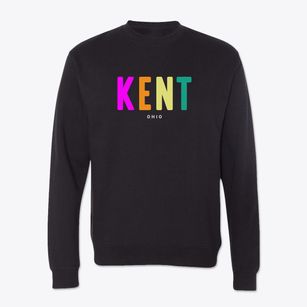 Kent Ohio Color Pop Crewneck Sweatshirt