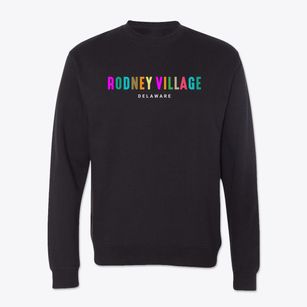 Rodney Village Delaware Color Pop Crewneck Sweatshirt