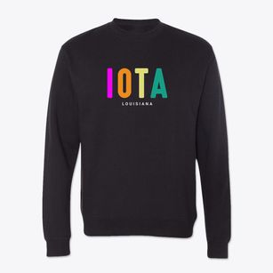 Iota Louisiana Color Pop Crewneck Sweatshirt
