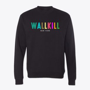 Wallkill New York Color Pop Crewneck Sweatshirt