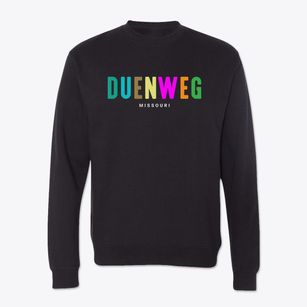 Duenweg Missouri Color Pop Crewneck Sweatshirt