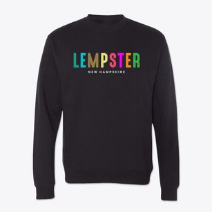 Lempster New Hampshire Color Pop Crewneck Sweatshirt