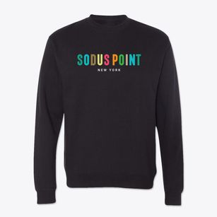 Sodus Point New York Color Pop Crewneck Sweatshirt