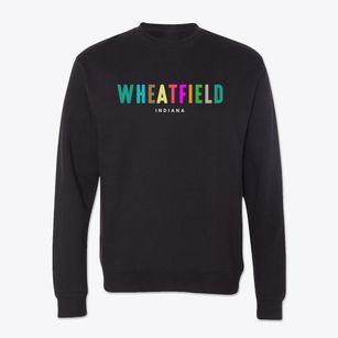 Wheatfield Indiana Color Pop Crewneck Sweatshirt