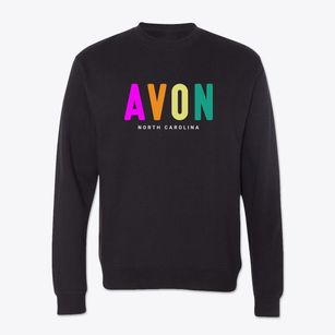 Avon North Carolina Color Pop Crewneck Sweatshirt