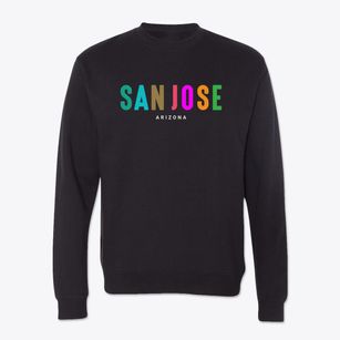 San Jose Arizona Color Pop Crewneck Sweatshirt