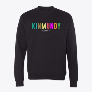 Kinmundy Illinois Color Pop Crewneck Sweatshirt