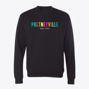 Pultneyville New York Color Pop Crewneck Sweatshirt