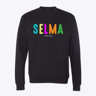 Selma Oregon Color Pop Crewneck Sweatshirt