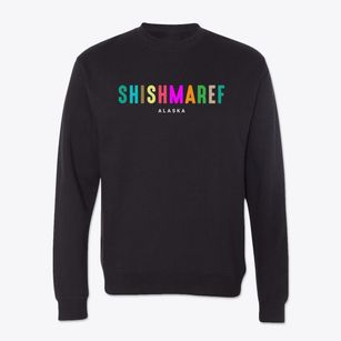 Shishmaref Alaska Color Pop Crewneck Sweatshirt