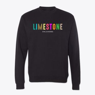 Limestone Oklahoma Color Pop Crewneck Sweatshirt