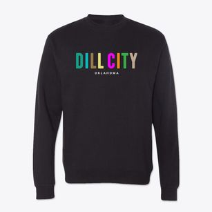 Dill City Oklahoma Color Pop Crewneck Sweatshirt