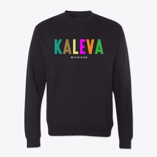 Kaleva Michigan Color Pop Crewneck Sweatshirt