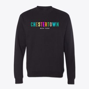 Chestertown New York Color Pop Crewneck Sweatshirt