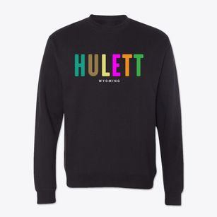 Hulett Wyoming Color Pop Crewneck Sweatshirt