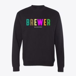 Brewer Missouri Color Pop Crewneck Sweatshirt