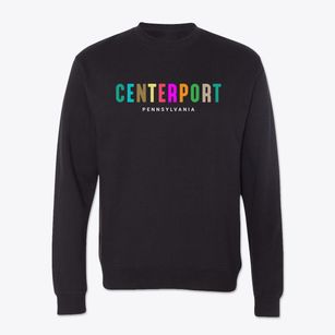 Centerport Pennsylvania Color Pop Crewneck Sweatshirt