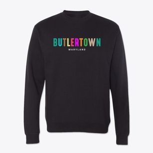 Butlertown Maryland Color Pop Crewneck Sweatshirt