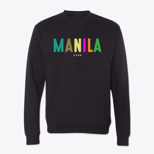 Manila Utah Color Pop Crewneck Sweatshirt