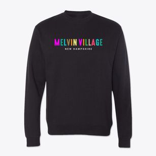 Melvin Village New Hampshire Color Pop Crewneck Sweatshirt