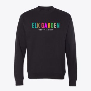 Elk Garden West Virginia Color Pop Crewneck Sweatshirt