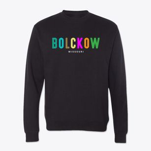 Bolckow Missouri Color Pop Crewneck Sweatshirt