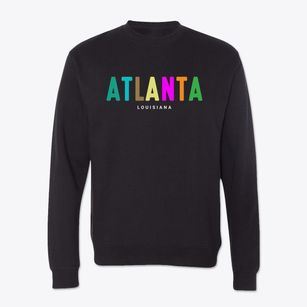 Atlanta Louisiana Color Pop Crewneck Sweatshirt