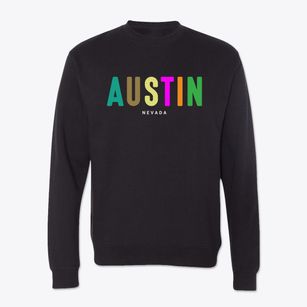 Austin Nevada Color Pop Crewneck Sweatshirt