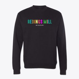 Redings Mill Missouri Color Pop Crewneck Sweatshirt