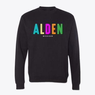 Alden Michigan Color Pop Crewneck Sweatshirt