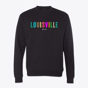 Louisville Ohio Color Pop Crewneck Sweatshirt