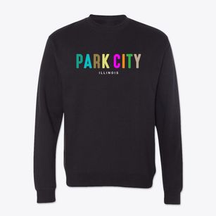 Park City Illinois Color Pop Crewneck Sweatshirt