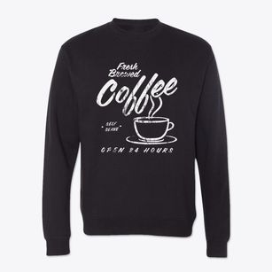   Fresh Coffee Crewneck Sweatshirt