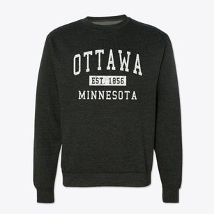 Ottawa Minnesota Classic Established Crewneck Sweatshirt