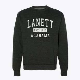 Lanett Alabama Classic Established Crewneck Sweatshirt