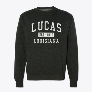 Lucas Louisiana Classic Established Crewneck Sweatshirt