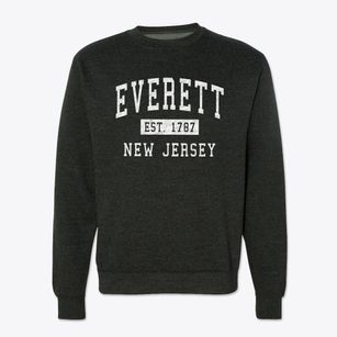 Everett New Jersey Classic Established Crewneck Sweatshirt