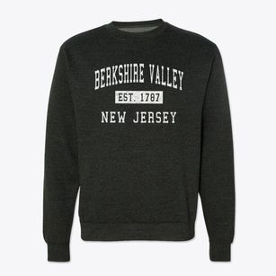 Berkshire Valley New Jersey Classic Established Crewneck Sweatshirt