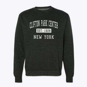 Clifton Park Center New York Classic Established Crewneck Sweatshirt