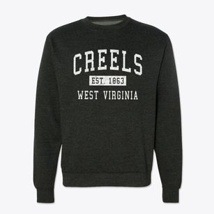 Creels West Virginia Classic Established Crewneck Sweatshirt