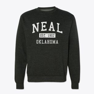 Neal Oklahoma Classic Established Crewneck Sweatshirt