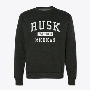 Rusk Michigan Classic Established Crewneck Sweatshirt
