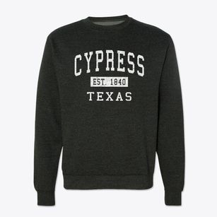 Cypress Texas Classic Established Crewneck Sweatshirt