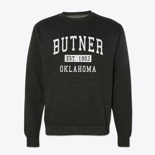 Butner Oklahoma Classic Established Crewneck Sweatshirt