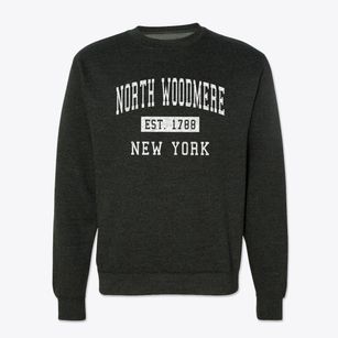 North Woodmere New York Classic Established Crewneck Sweatshirt